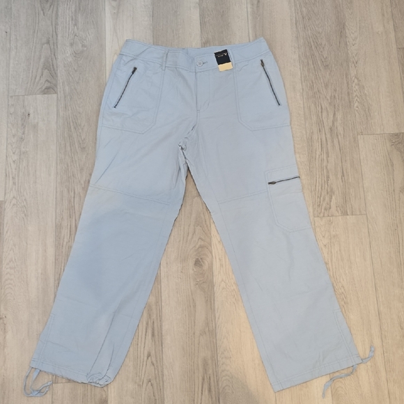 Venezia Pants - Vintage Venezia Light Blue Cargo Pants NWT Size 14